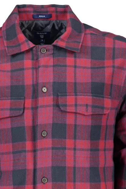 Gant Lila Baumwolle Männer Shirt