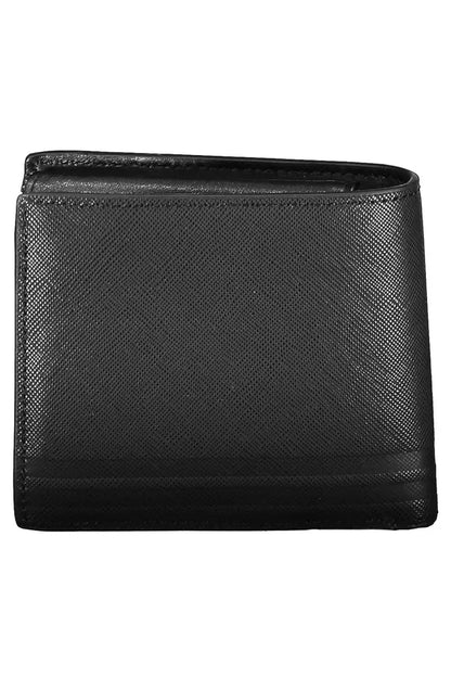 Tommy Hilfiger Schwarzes Leder Herren Portemonnaie