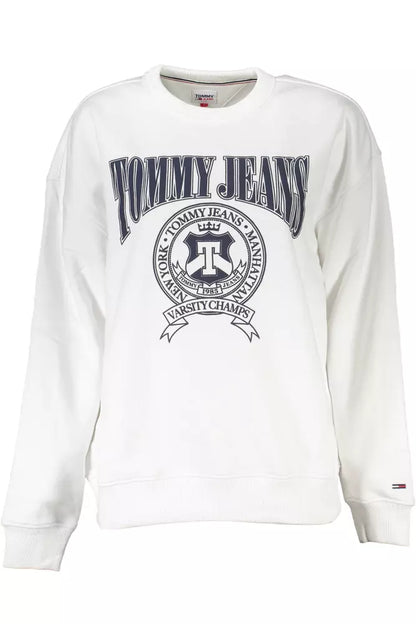 Tommy Hilfiger Weißer Baumwollpullover für Frauen