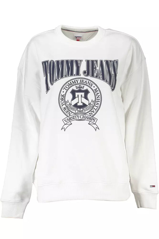 Tommy Hilfiger Weißer Baumwollpullover für Frauen