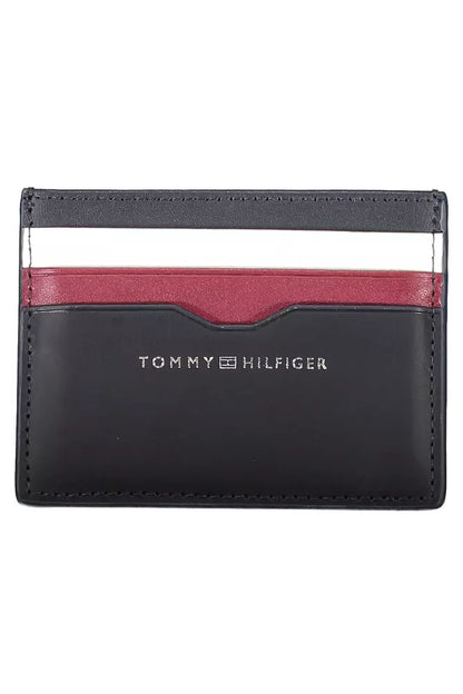 Tommy Hilfiger Blaue Leder Herren Geldbörse