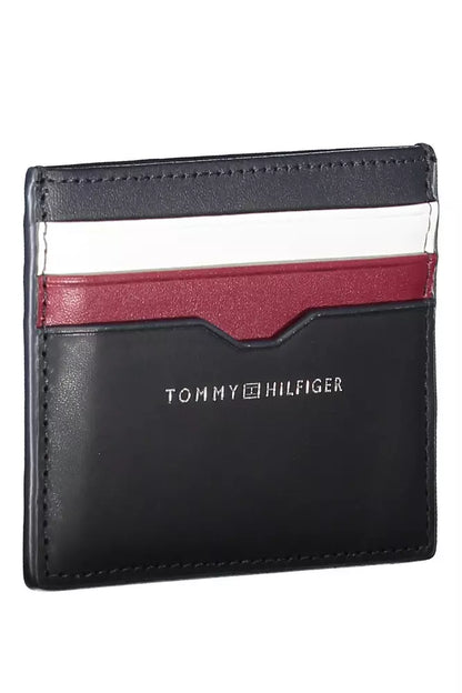 Tommy Hilfiger Blaue Leder Herren Geldbörse