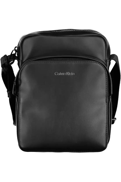 Calvin Klein Schwarze Polyester Männer Umhängetasche