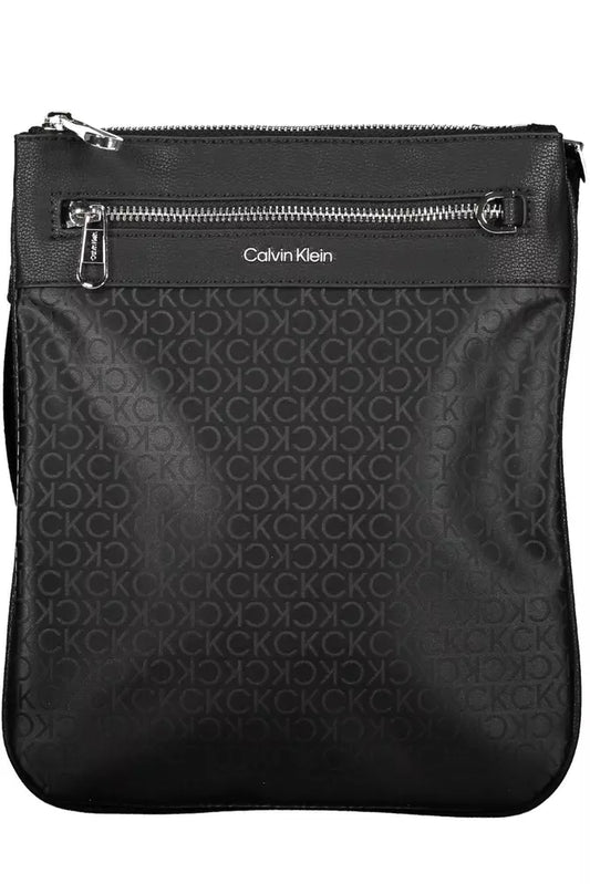 Calvin Klein Schwarze Polyester Männer Umhängetasche