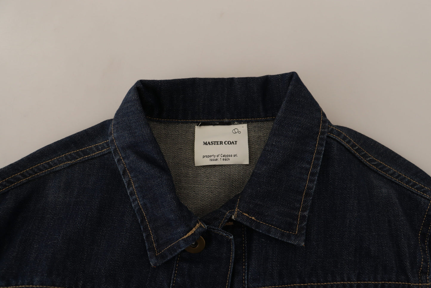 Master Coat Schicke dunkelblaue Denim-Jacke