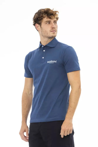 Baldinini Trend Blau Baumwolle Männer Polo