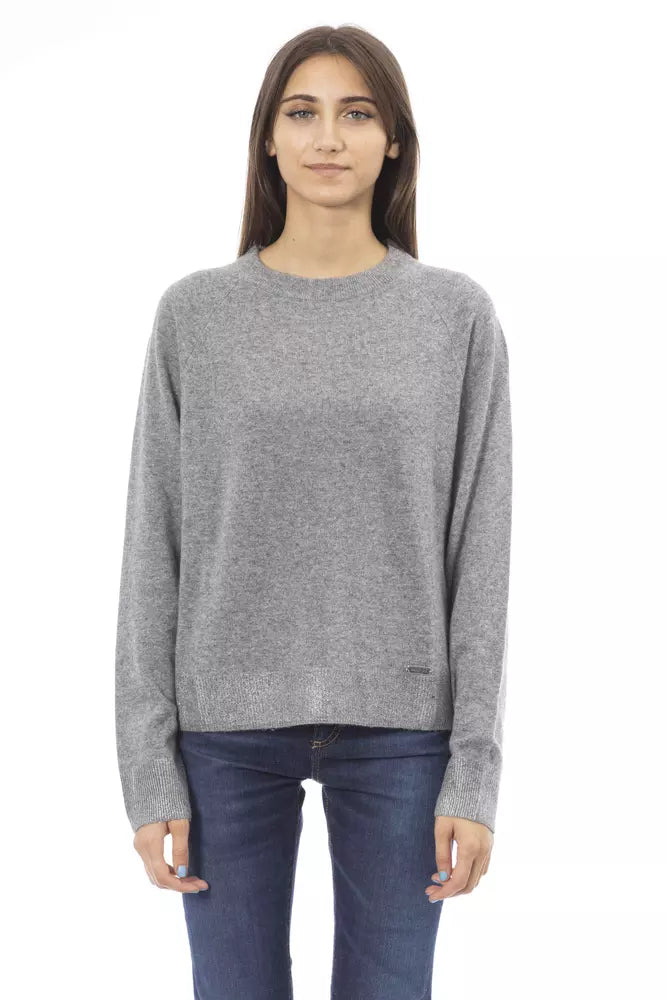 Baldinini Trend "Grauer Wollpullover für Frauen"