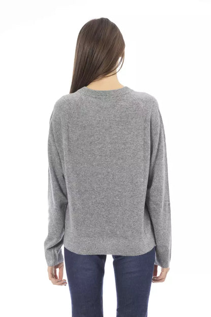 Baldinini Trend "Grauer Wollpullover für Frauen"