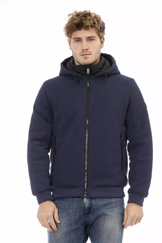 Baldinini Trend Blaue Polyester Herren Jacke