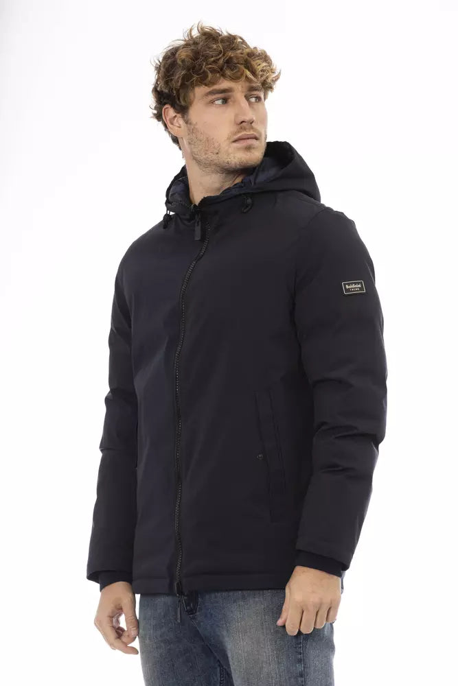 Baldinini Trend Blaue Polyester Herren Jacke