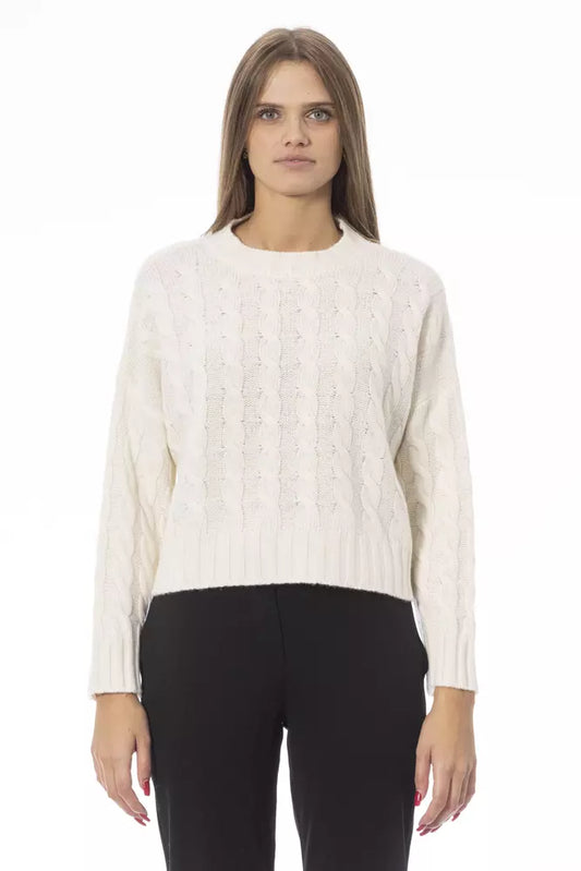 Baldinini Trend Beige Kaschmir Damen Pullover