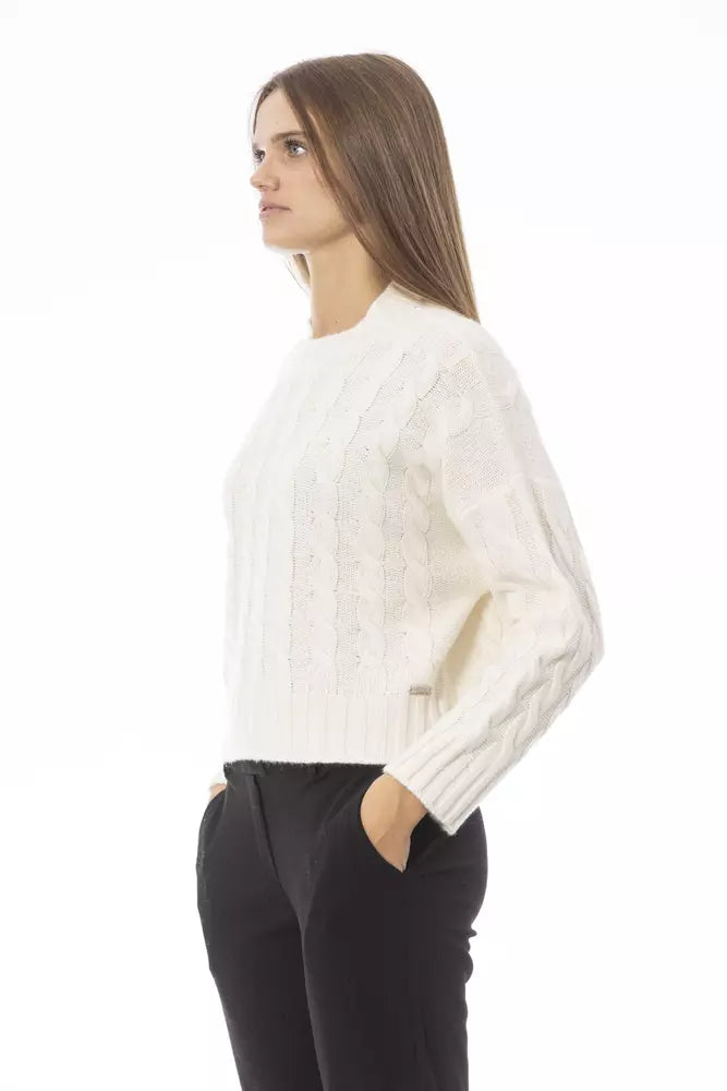 Baldinini Trend Beige Kaschmir Damen Pullover