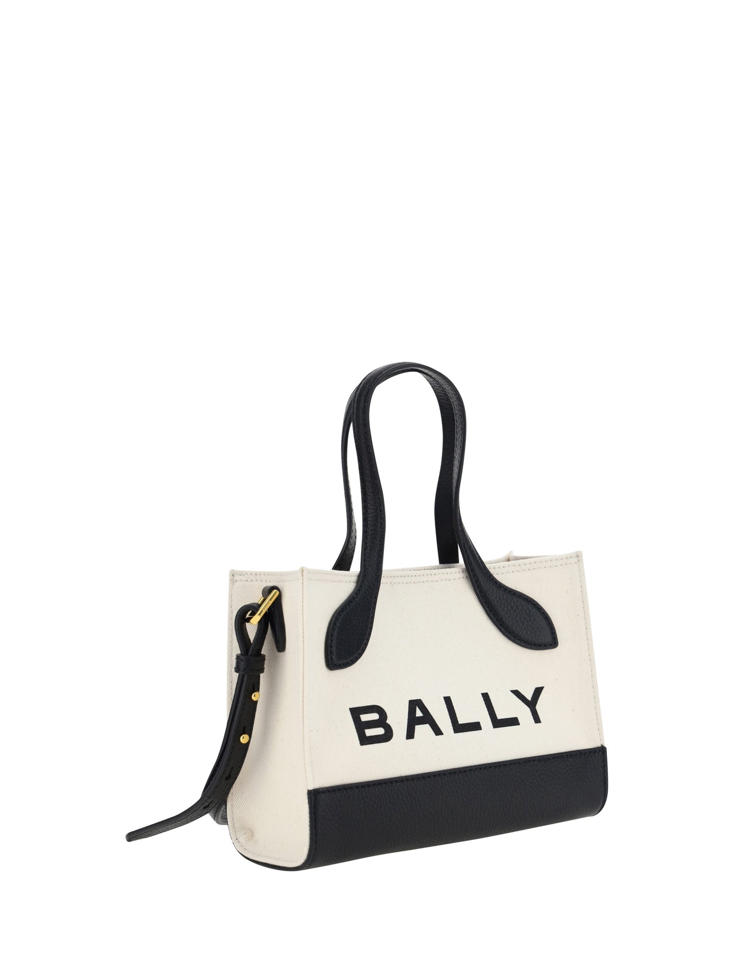 Bally Schicke kontrastierende Mini-Lederhandtasche