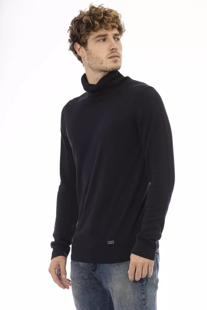 Baldinini Trend Blauer Modal-Pullover für Männer