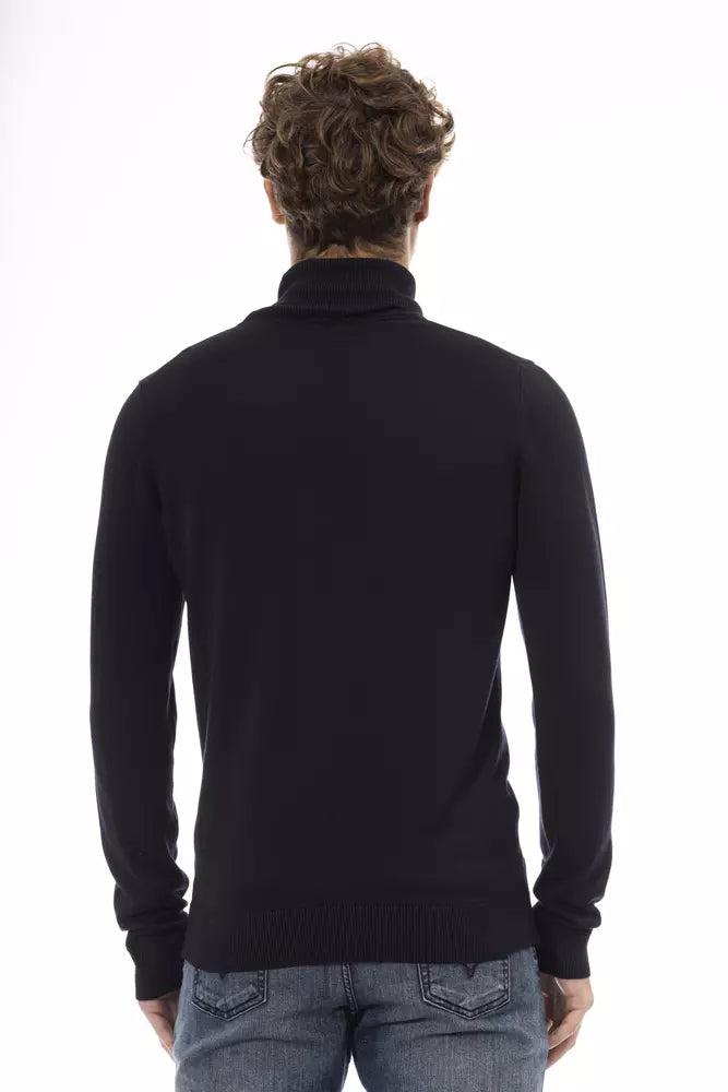 Baldinini Trend Blauer Modal-Pullover für Männer