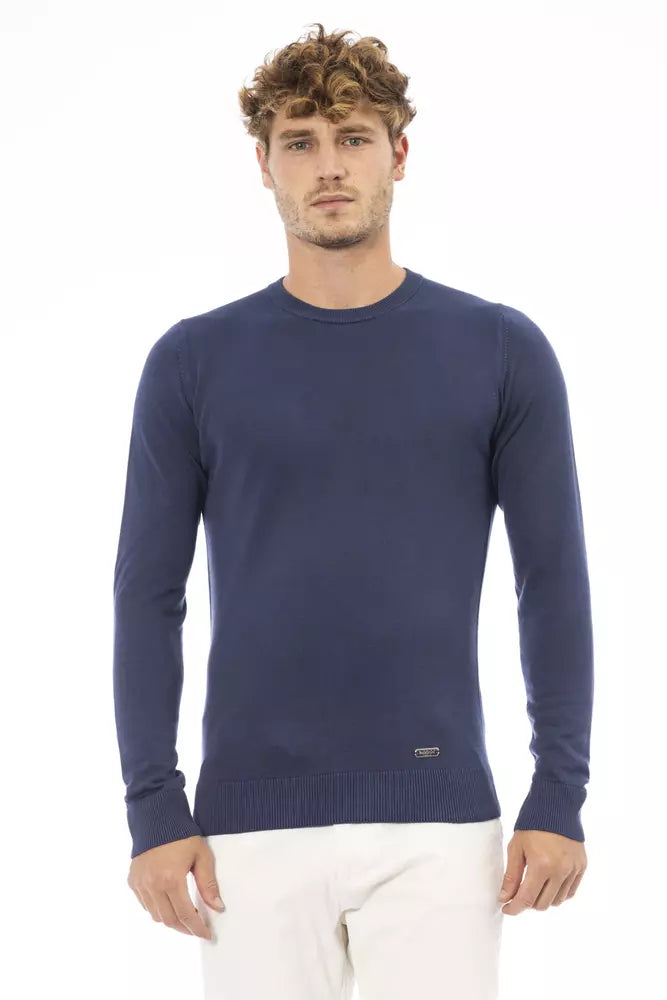 Baldinini Trend Blauer Modal-Pullover für Männer