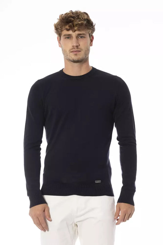 Baldinini Trend Blauer Modal-Pullover für Männer