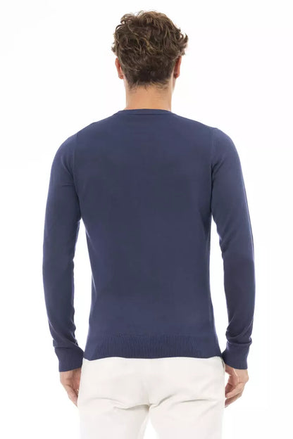 Baldinini Trend Blauer Modal-Pullover für Männer