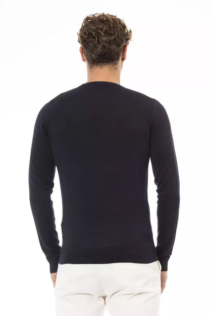 Baldinini Trend Blauer Modal-Pullover für Männer