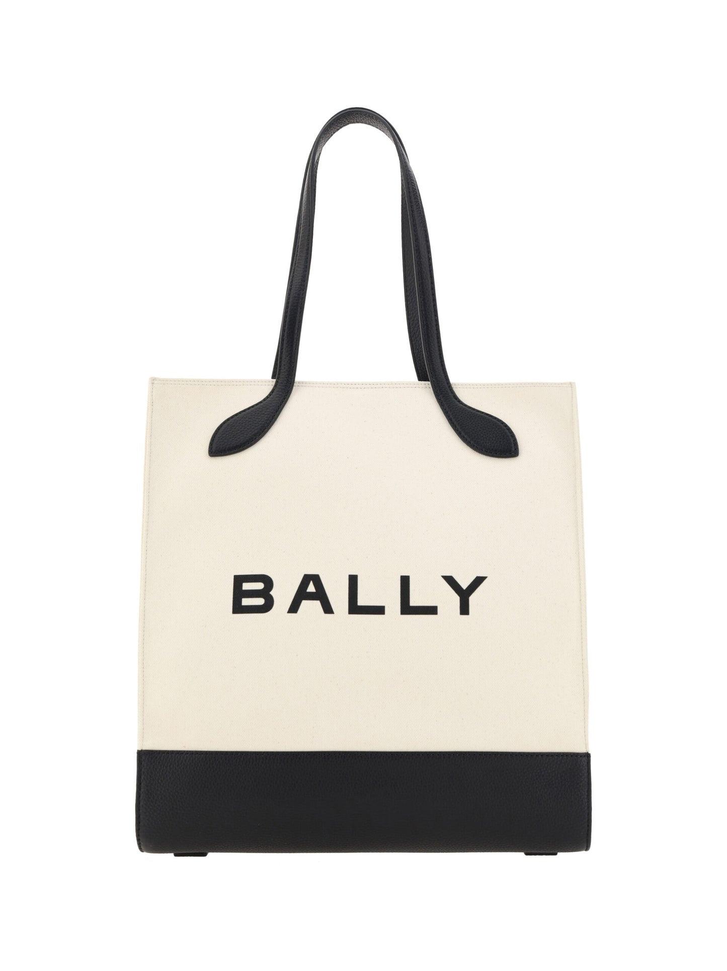 Bally Schicke monochrome Leder-Tote-Tasche