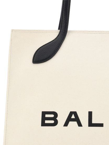 Bally Schicke monochrome Leder-Tote-Tasche