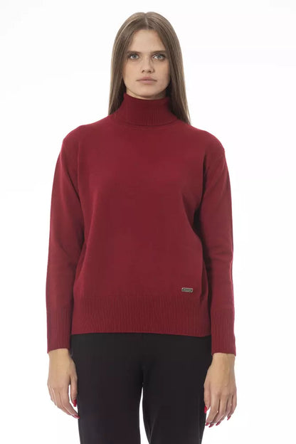 Baldinini Trend Pullover aus roter Wolle für Frauen