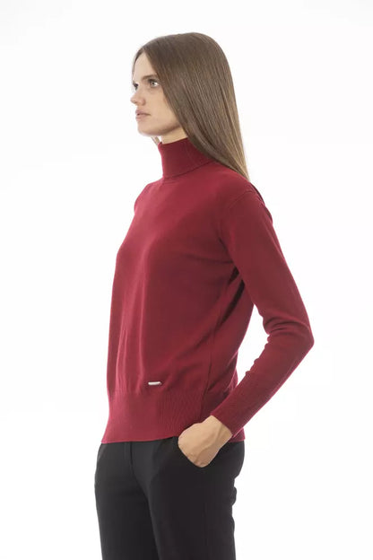 Baldinini Trend Pullover aus roter Wolle für Frauen