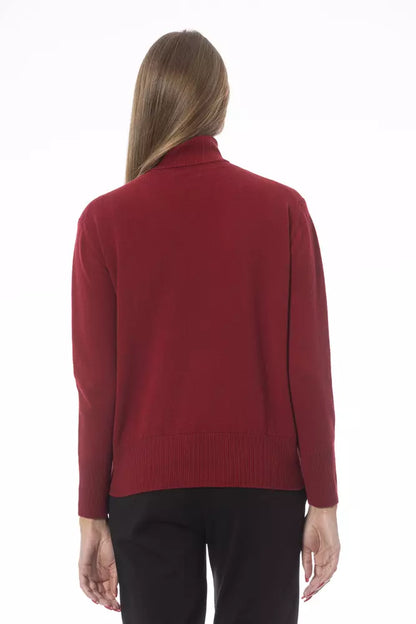 Baldinini Trend Pullover aus roter Wolle für Frauen