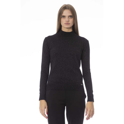 Baldinini Trend Schwarzer Kaschmirpullover für Frauen