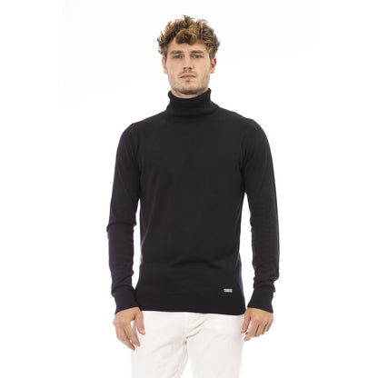 Baldinini Trend Schwarzer Modal-Pullover für Männer