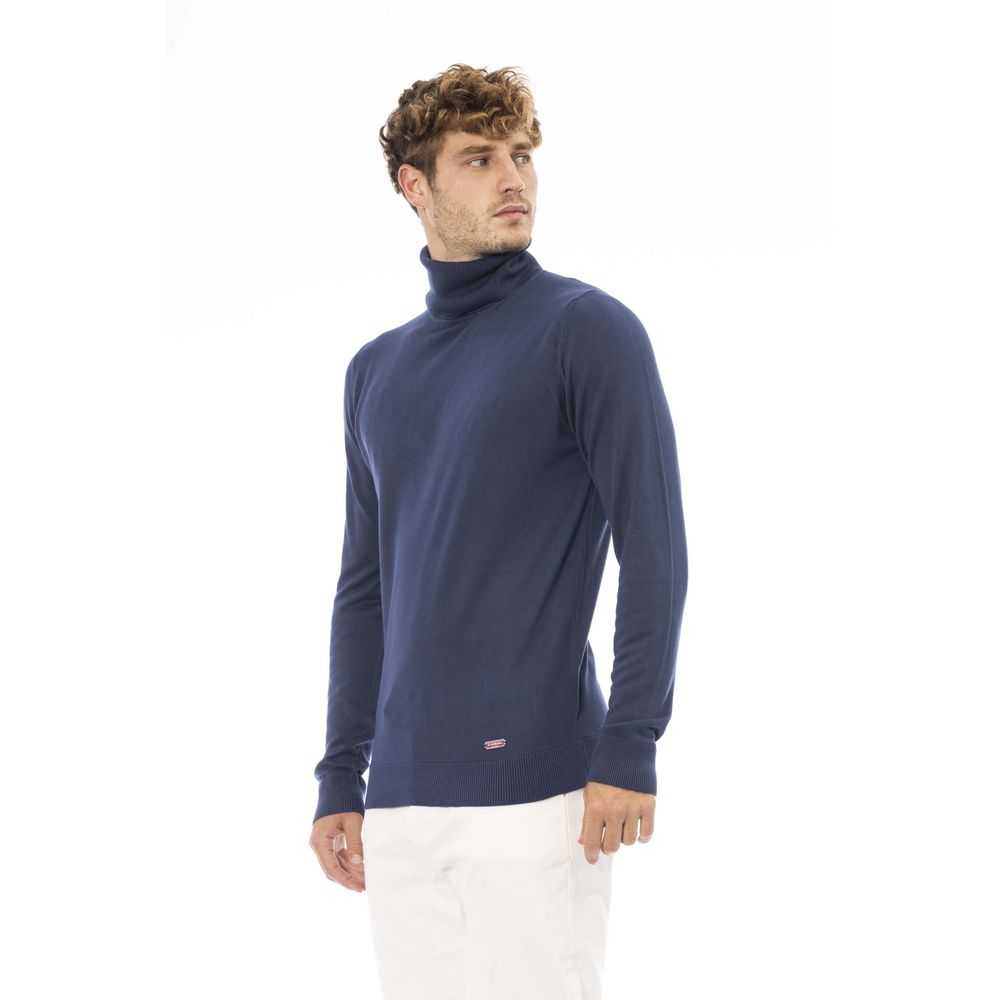 Baldinini Trend Blauer Modal-Pullover für Männer