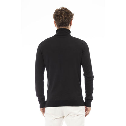 Baldinini Trend Schwarzer Modal-Pullover für Männer