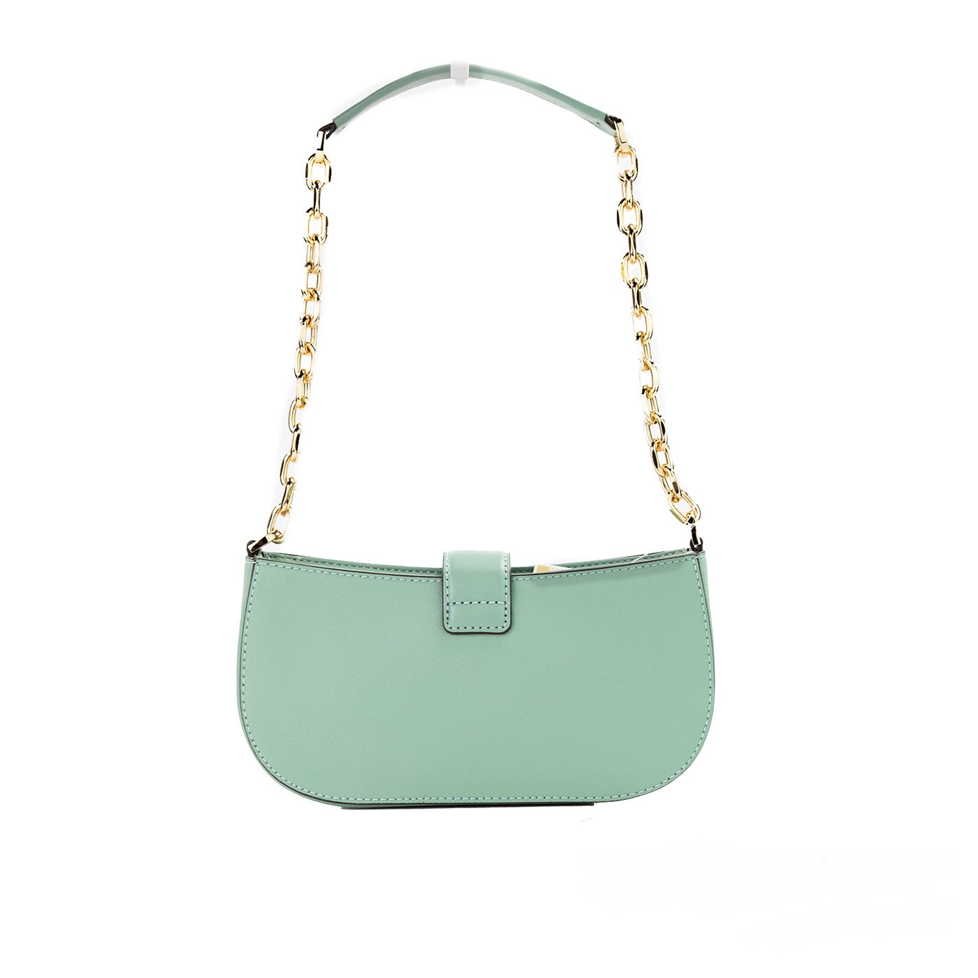 Michael Kors Carmen Small Sea Green Leder Pouchette Schulter Crossbody Geldbörse