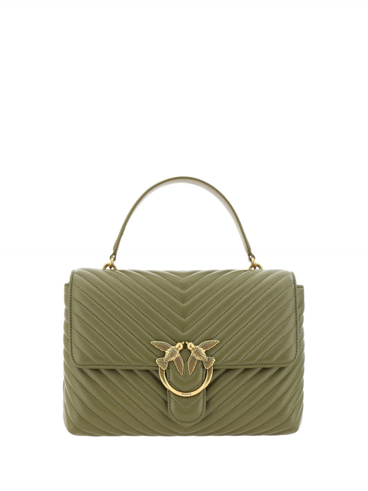 PINKO Emerald Elegance Kalbsleder Handtasche