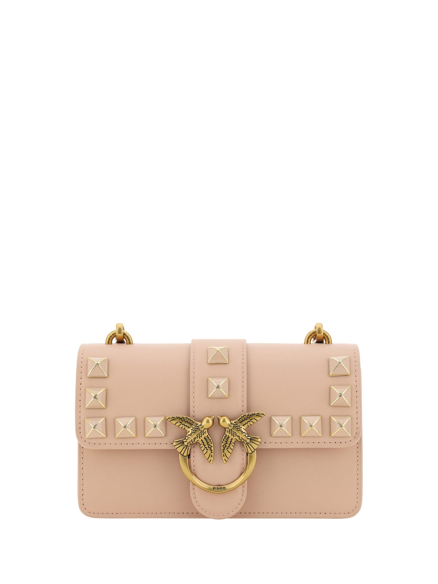 PINKO Chic Pink Cipria Mini Love Umhängetasche