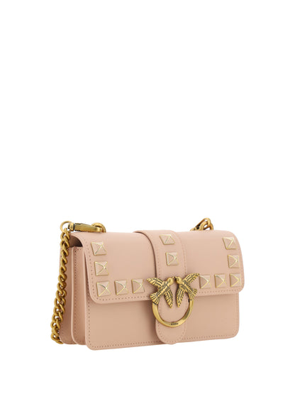 PINKO Chic Pink Cipria Mini Love Umhängetasche