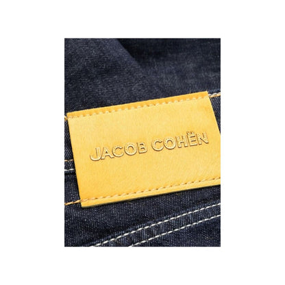 Jacob Cohen Elegante dunkelblaue Slim Fit Stretch Jeans