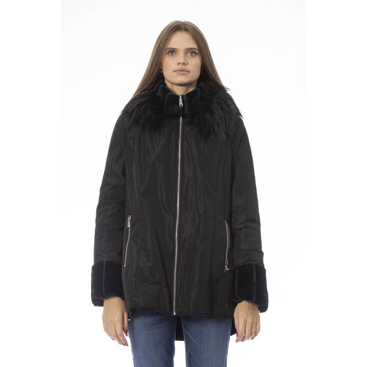 Baldinini Trend Schwarze Polyester Damen Jacke