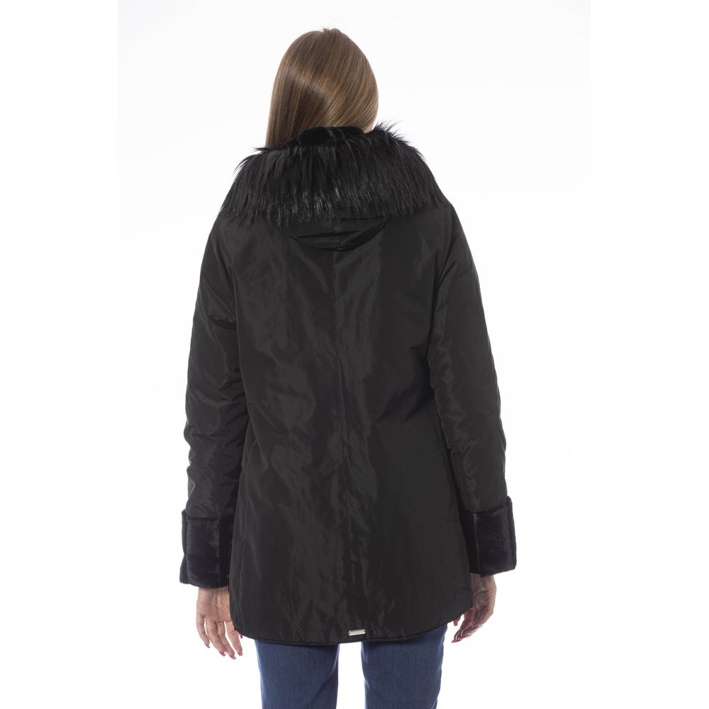 Baldinini Trend Schwarze Polyester Damen Jacke