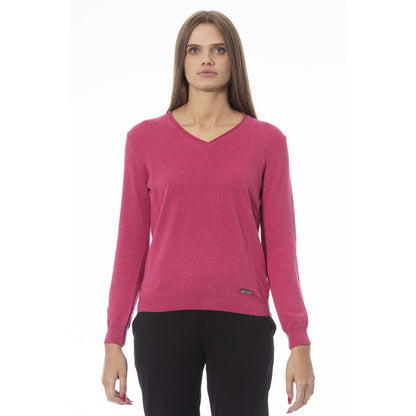 Baldinini Trend Fuchsia Kaschmir Damen Pullover