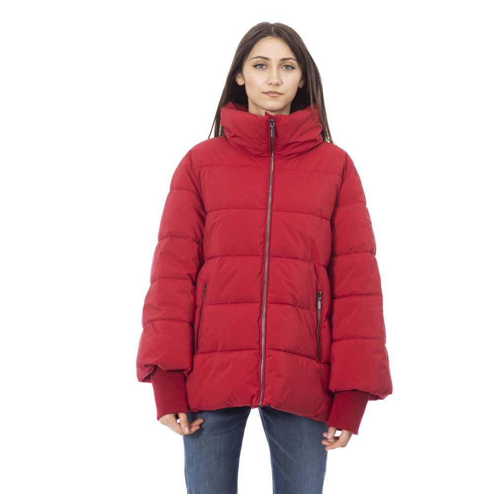 Baldinini Trend Rote Polyamid Damen Jacke