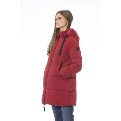 Baldinini Trend Rote Polyester Damenjacke