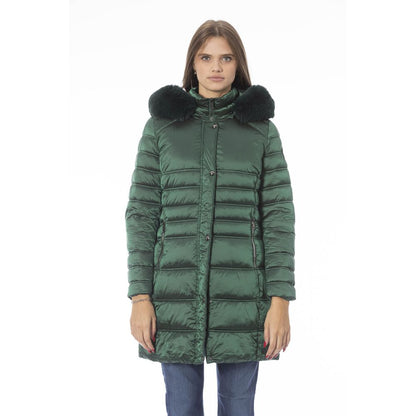 Baldinini Trend Grüne Polyester Damen Jacke