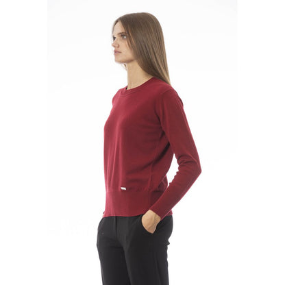 Baldinini Trend Pullover aus roter Wolle für Frauen