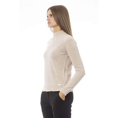 Baldinini Trend Beige Kaschmir Damen Pullover