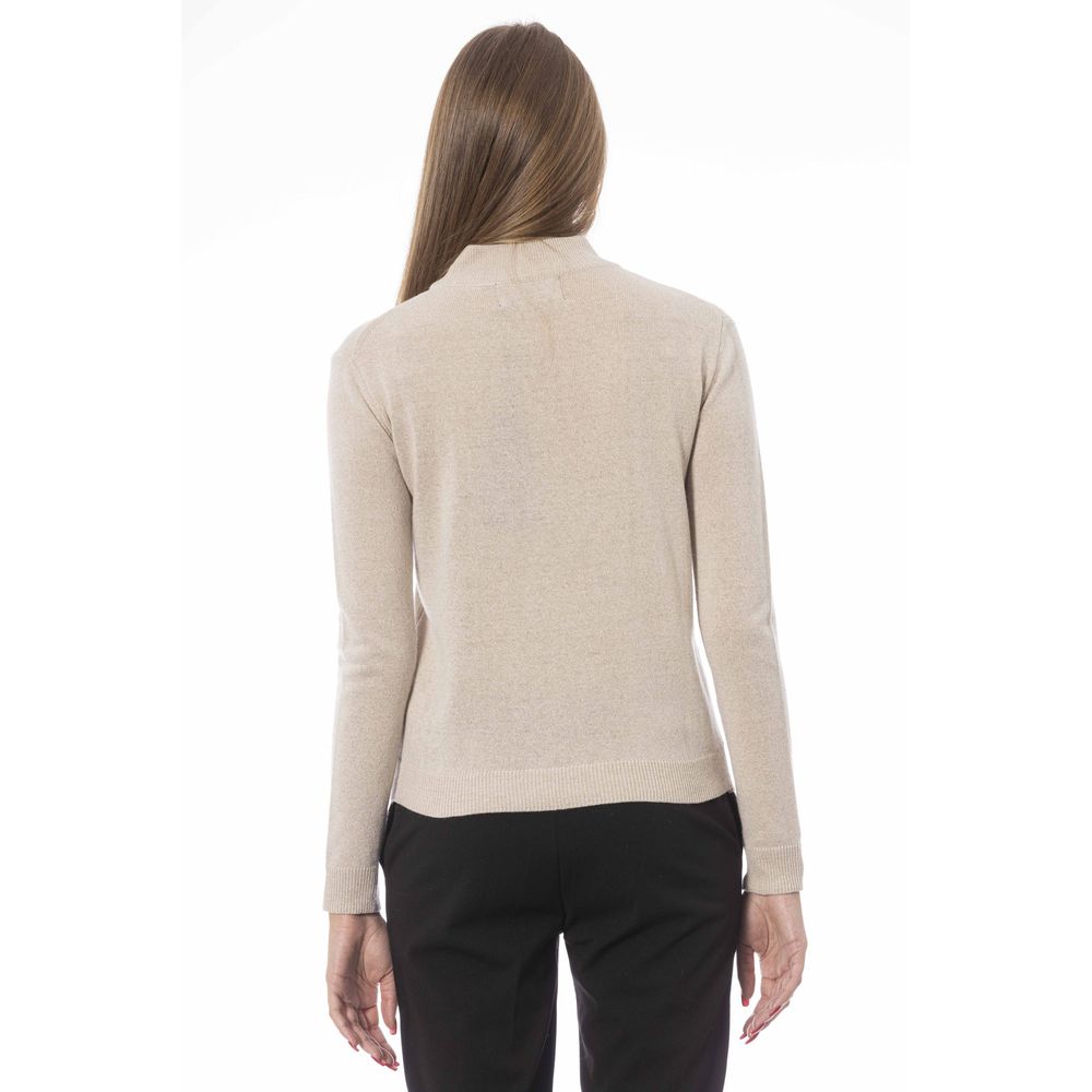 Baldinini Trend Beige Kaschmir Damen Pullover