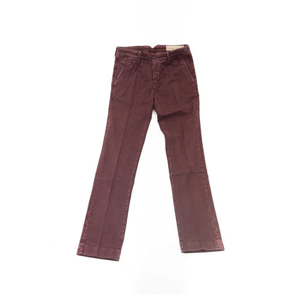 Jacob Cohen Burgundy Baumwolle Männer Chino