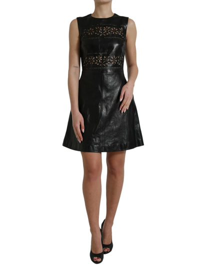 Valentino Elegantes Schwarzes A-Linien-Minikleid