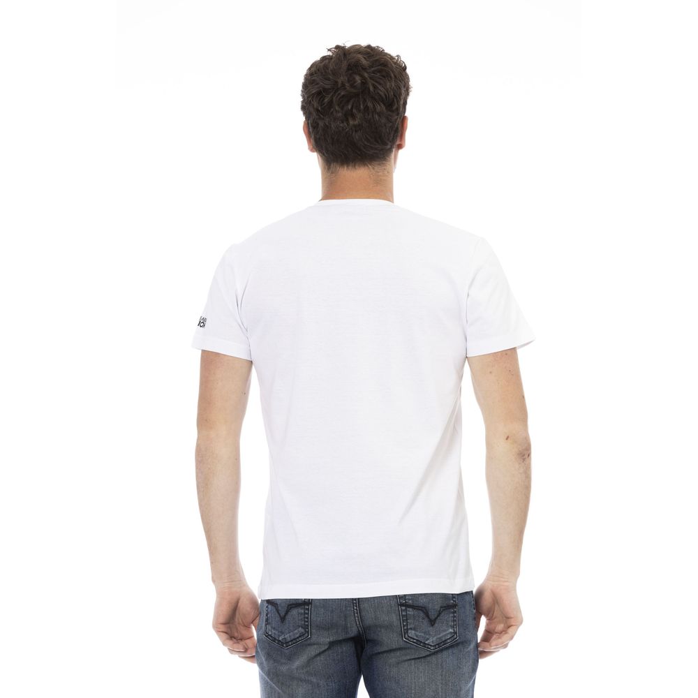 Trussardi Action Weißes Baumwolle Männer T-Shirt