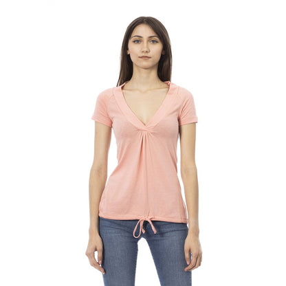 Trussardi Action Rosa Baumwolle Damen Top